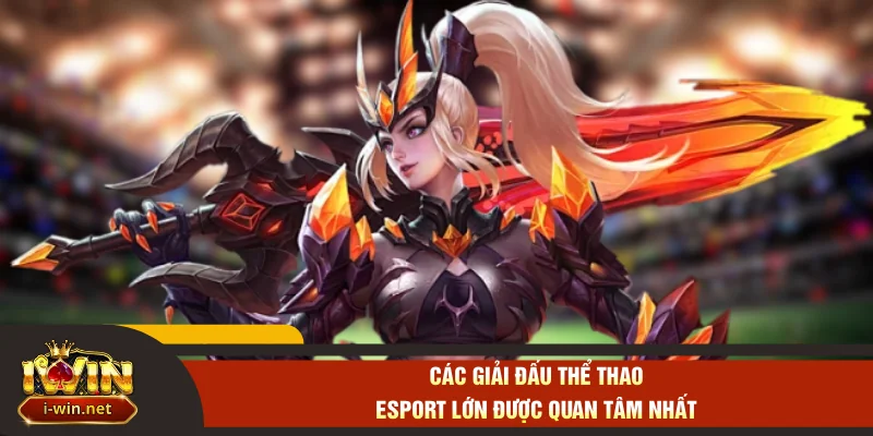 Các giải đấu thể thao Esport lớn được quan tâm nhất